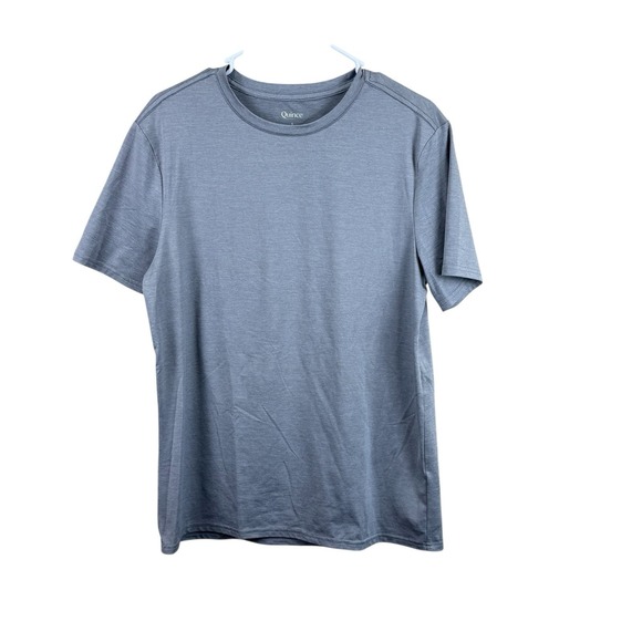 Quince Other - Quince Mens Flowknit Performance Short‎ Sleeve T-Shirt Size S Gray